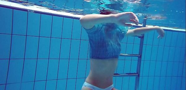  Flying panties underwater of Marusia